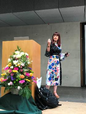 Foto von Emma Morris auf dem Fachtag