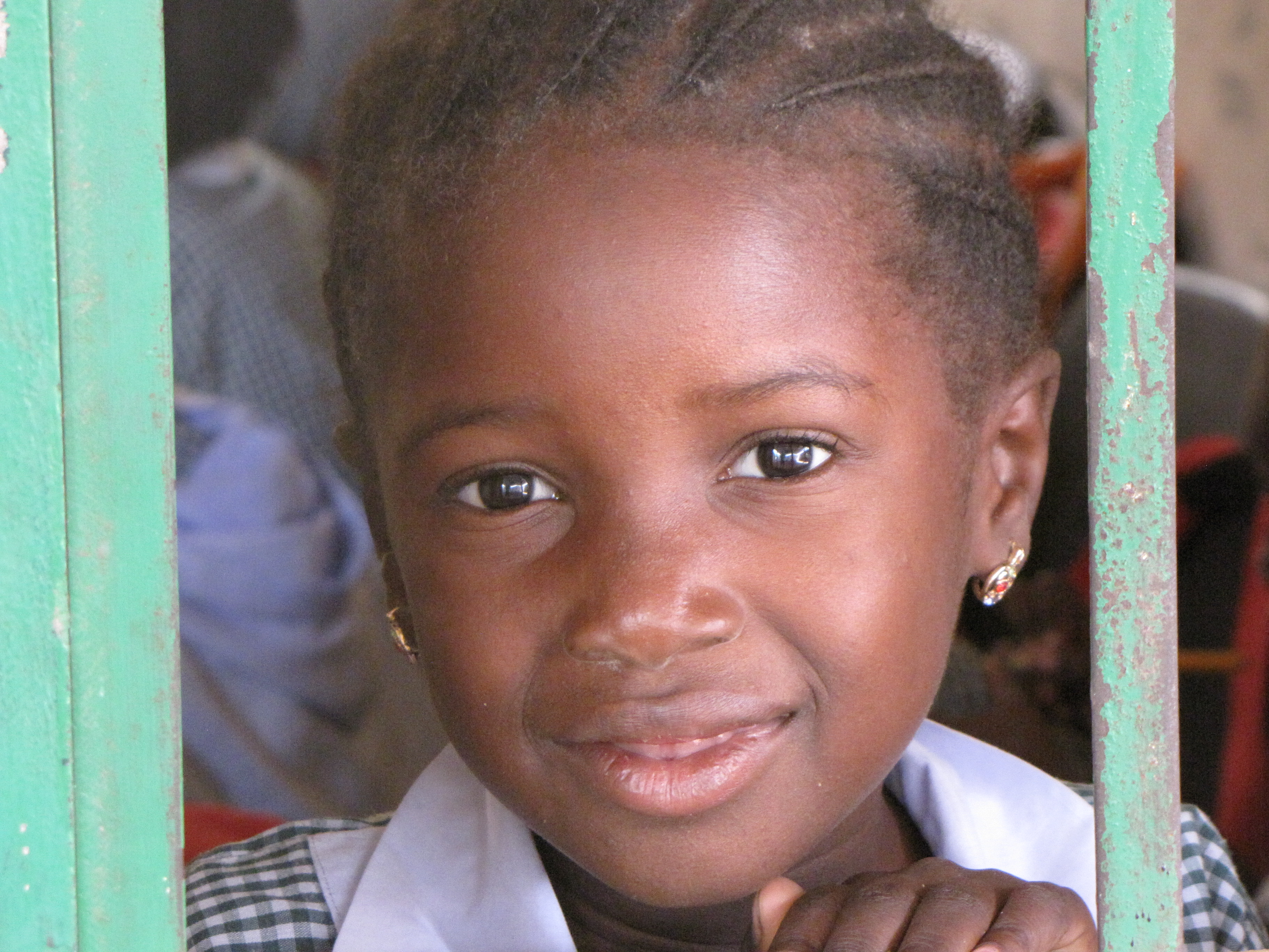 Ein Kind in Gambia