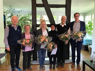 Foto der Prüflinge und des Kommitees